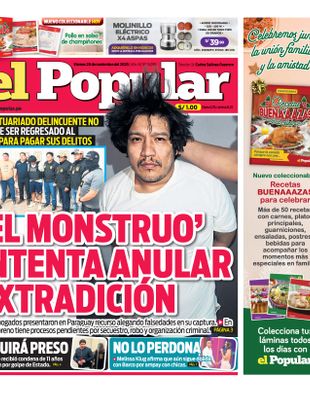 Edición Impresa - El Popular | Norte - Viernes 28 de Noviembre del 2025