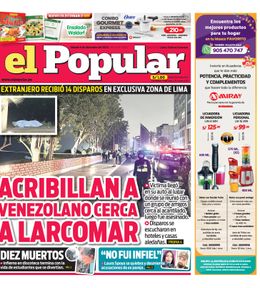 Edición Impresa - El Popular | Lima - Sabado 06 de Diciembre del 2025