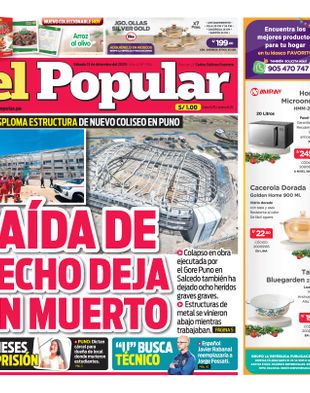 Edición Impresa - El Popular | Sur - Sabado 13 de Diciembre del 2025