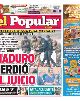 Edición Impresa - El Popular | Sur - Martes 06 de Enero del 2026