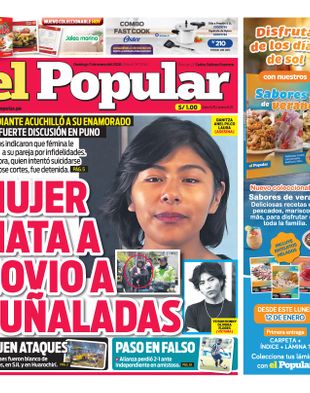 Edición Impresa - El Popular | Sur - Domingo 11 de Enero del 2026