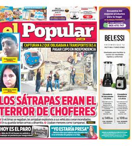 Edición Impresa - El Popular | Lima - Miercoles 14 de Enero del 2026