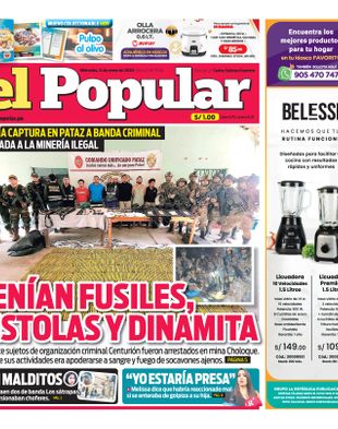 Edición Impresa - El Popular | Norte - Miercoles 14 de Enero del 2026
