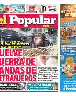 Edición Impresa - El Popular | Sur - Viernes 16 de Enero del 2026