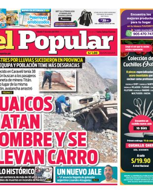 Edición Impresa - El Popular | Sur - Sabado 17 de Enero del 2026