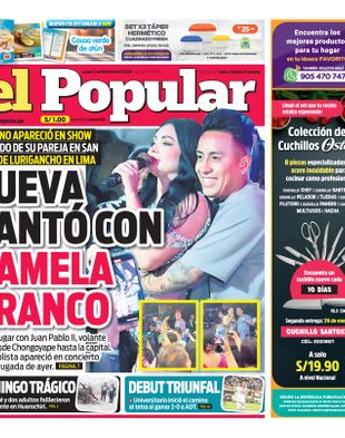 Edición Impresa - El Popular | Norte - Lunes 02 de Febrero del 2026
