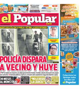Edición Impresa - El Popular | Lima - Martes 10 de Febrero del 2026