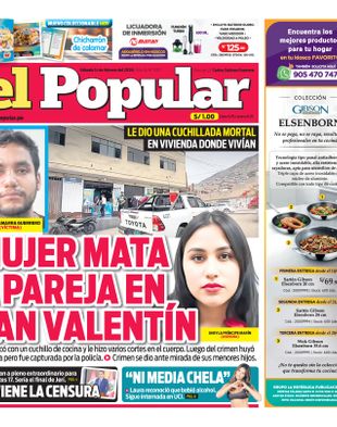 Edición Impresa - El Popular | Norte - Sabado 14 de Febrero del 2026