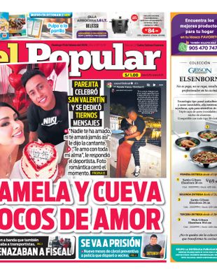 Edición Impresa - El Popular | Sur - Domingo 15 de Febrero del 2026