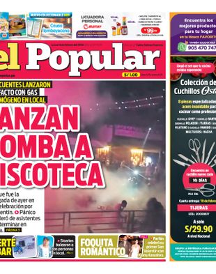 Edición Impresa - El Popular | Norte - Lunes 16 de Febrero del 2026