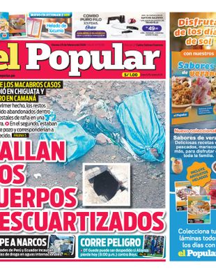 Edición Impresa - El Popular | Sur - Viernes 20 de Febrero del 2026