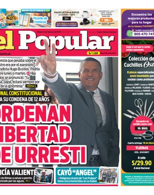 Edición Impresa - El Popular | Norte - Sabado 21 de Febrero del 2026