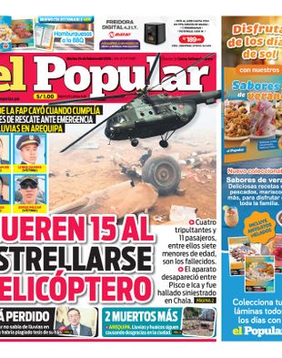 Edición Impresa - El Popular | Sur - Martes 24 de Febrero del 2026