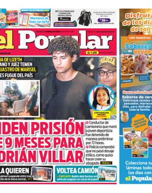 Edición Impresa - El Popular | Norte - Viernes 27 de Febrero del 2026