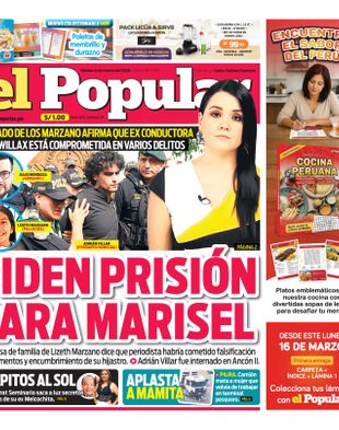 Edición Impresa - El Popular | Norte - Viernes 06 de Marzo del 2026