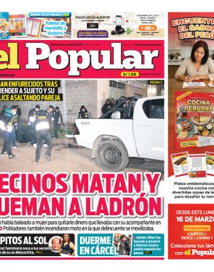 Edición Impresa - El Popular | Sur - Viernes 06 de Marzo del 2026
