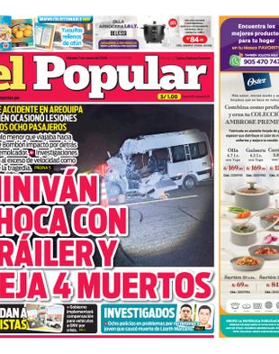 Edición Impresa - El Popular | Sur - Sabado 07 de Marzo del 2026