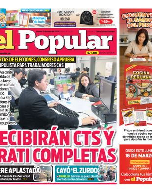 Edición Impresa - El Popular | Norte - Viernes 13 de Marzo del 2026