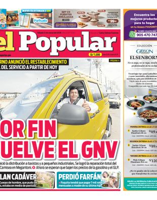 Edición Impresa - El Popular | Sur - Sabado 14 de Marzo del 2026