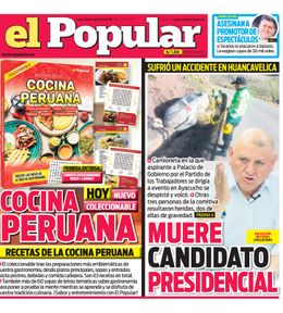 Edición Impresa - El Popular | Lima - Lunes 16 de Marzo del 2026