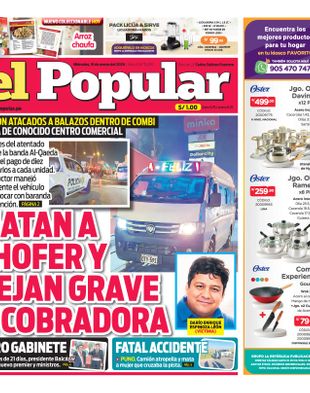 Edición Impresa - El Popular | Sur - Miercoles 18 de Marzo del 2026