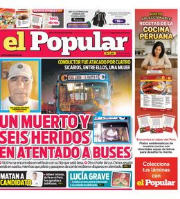 Edición Impresa - El Popular | Lima - Jueves 26 de Marzo del 2026