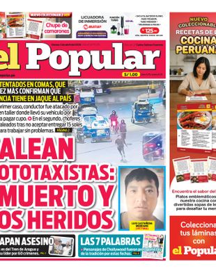 Edición Impresa - El Popular | Norte - Viernes 03 de Abril del 2026