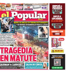 Edición Impresa - El Popular | Lima - Sabado 04 de Abril del 2026