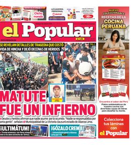 Edición Impresa - El Popular | Lima - Domingo 05 de Abril del 2026