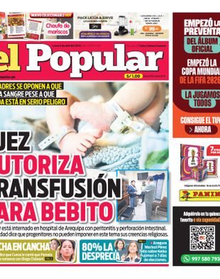Edición Impresa - El Popular | Sur - Lunes 06 de Abril del 2026