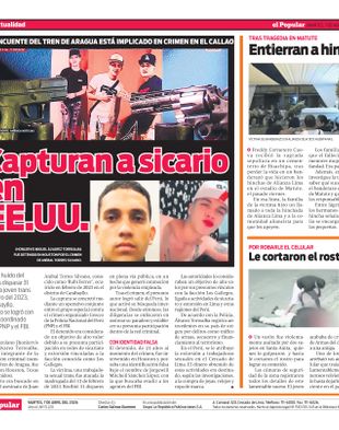 Edición Impresa - El Popular | Norte - Martes 07 de Abril del 2026