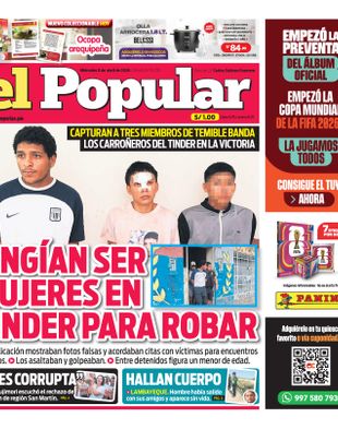 Edición Impresa - El Popular | Norte - Miercoles 08 de Abril del 2026