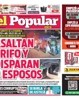Edición Impresa - El Popular | Sur - Miercoles 08 de Abril del 2026
