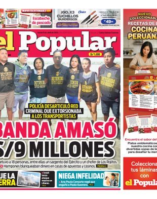 Edición Impresa - El Popular | Sur - Jueves 09 de Abril del 2026