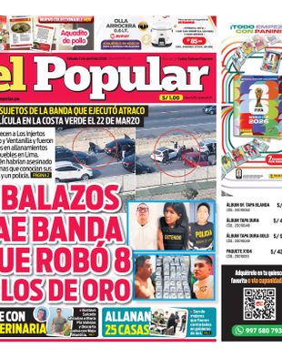 Edición Impresa - El Popular | Norte - Sabado 11 de Abril del 2026