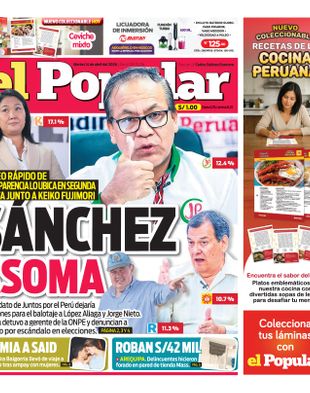 Edición Impresa - El Popular | Sur - Martes 14 de Abril del 2026