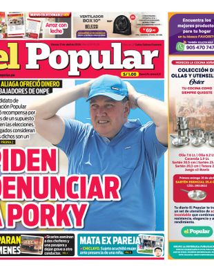 Edición Impresa - El Popular | Norte - Viernes 17 de Abril del 2026