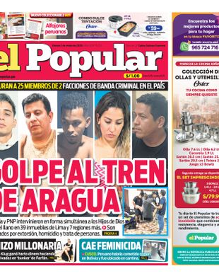 Edición Impresa - El Popular | Sur - Viernes 01 de Mayo del 2026
