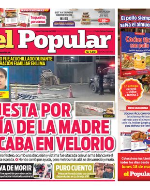Edición Impresa - El Popular | Sur - Lunes 11 de Mayo del 2026