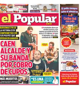 Edición Impresa - El Popular | Lima - Miercoles 13 de Mayo del 2026
