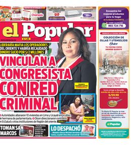 Edición Impresa - El Popular | Lima - Jueves 14 de Mayo del 2026