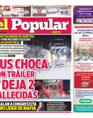 Edición Impresa - El Popular | Sur - Jueves 14 de Mayo del 2026