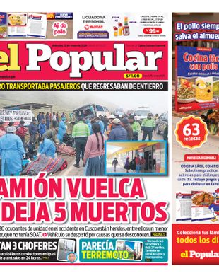 Edición Impresa - El Popular | Sur - Miercoles 20 de Mayo del 2026