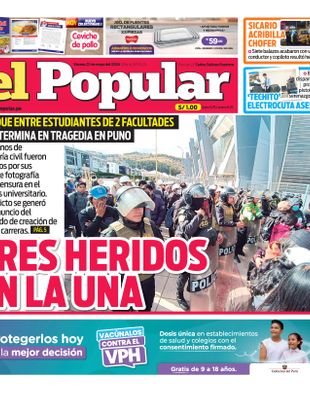 Edición Impresa - El Popular | Sur - Viernes 22 de Mayo del 2026
