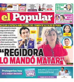 Edición Impresa - El Popular | Lima - Lunes 25 de Mayo del 2026