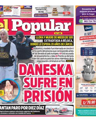 Edición Impresa - El Popular | Norte - Viernes 29 de Mayo del 2026