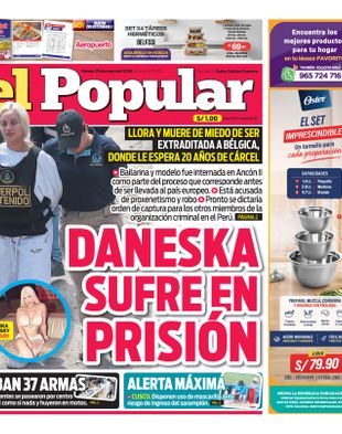 Edición Impresa - El Popular | Sur - Viernes 29 de Mayo del 2026