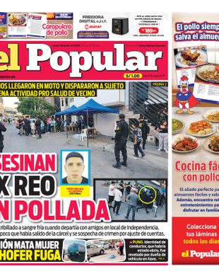 Edición Impresa - El Popular | Sur - Lunes 01 de Junio del 2026