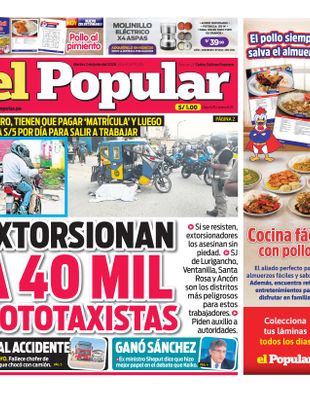 Edición Impresa - El Popular | Norte - Martes 02 de Junio del 2026