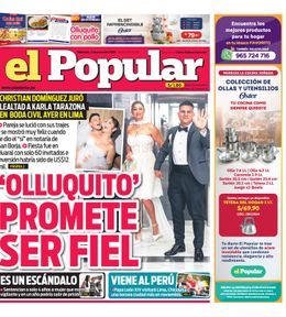Edición Impresa - El Popular | Lima - Miercoles 03 de Junio del 2026